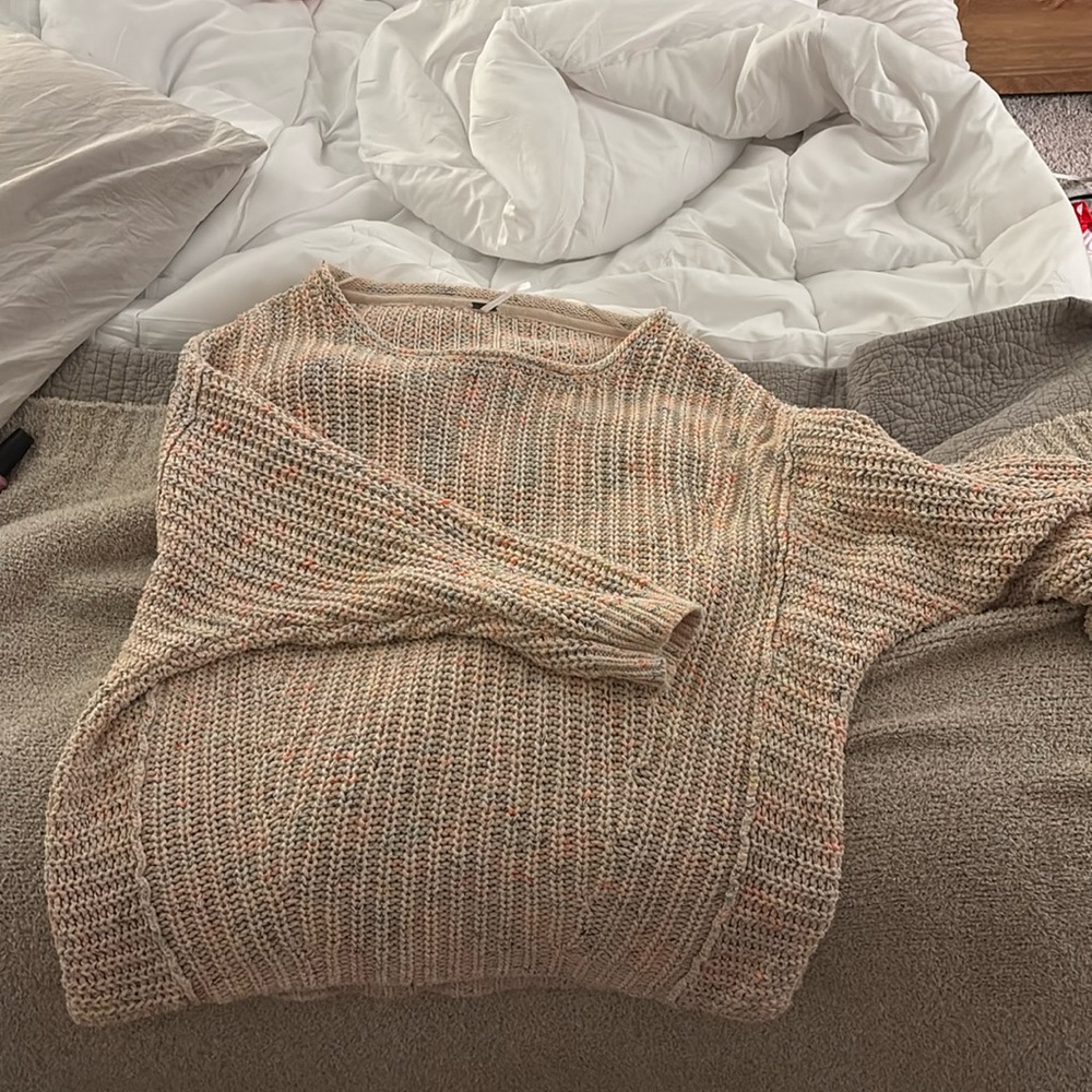 Free People Oversized Knit Sweater